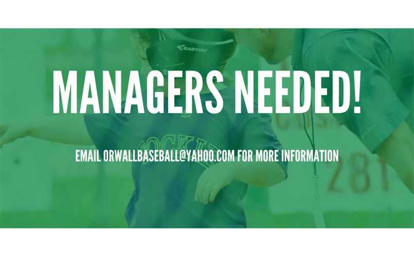 Managers Needed!